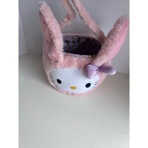 Sanrio Hello Kitty Pink Easter Basket use